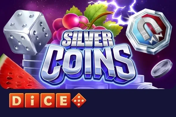 Silver Coins Dice