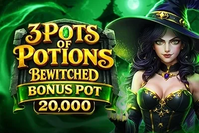 3 Pots of Potions Bewitched Bonus Pot 20,000