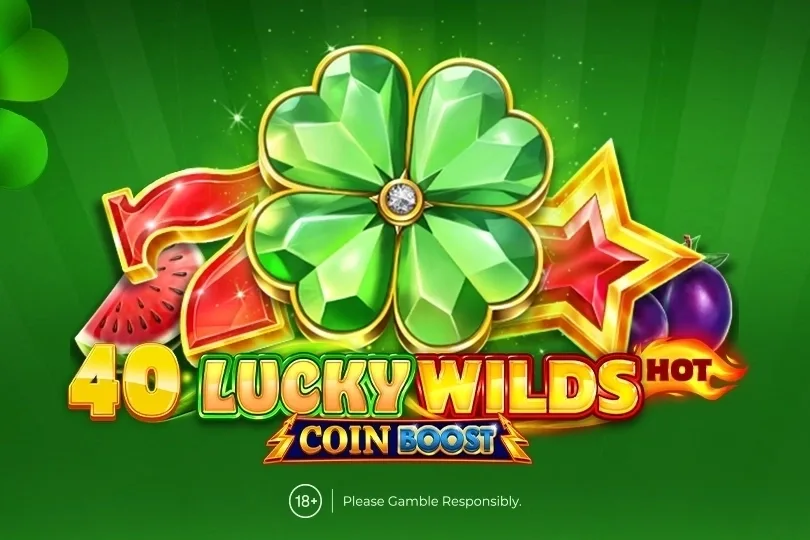40 Lucky Wilds Hot Coin Boost